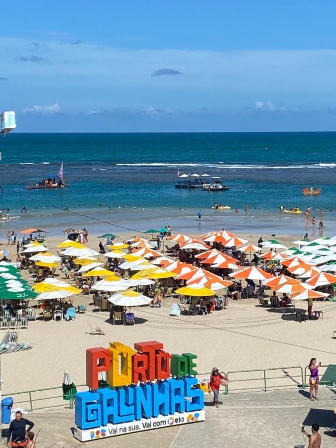 Flat Beira Mar Com Varanda Em Porto De Galinhas Porto de Galinhas Exterior foto