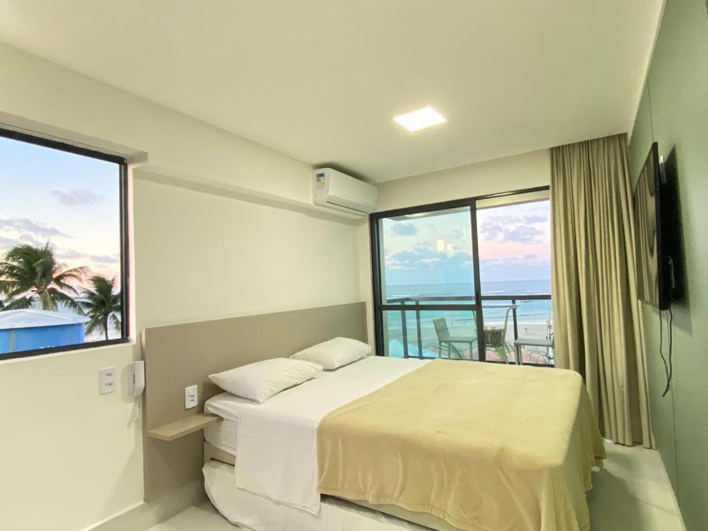 Flat Beira Mar Com Varanda Em Porto De Galinhas Porto de Galinhas Exterior foto